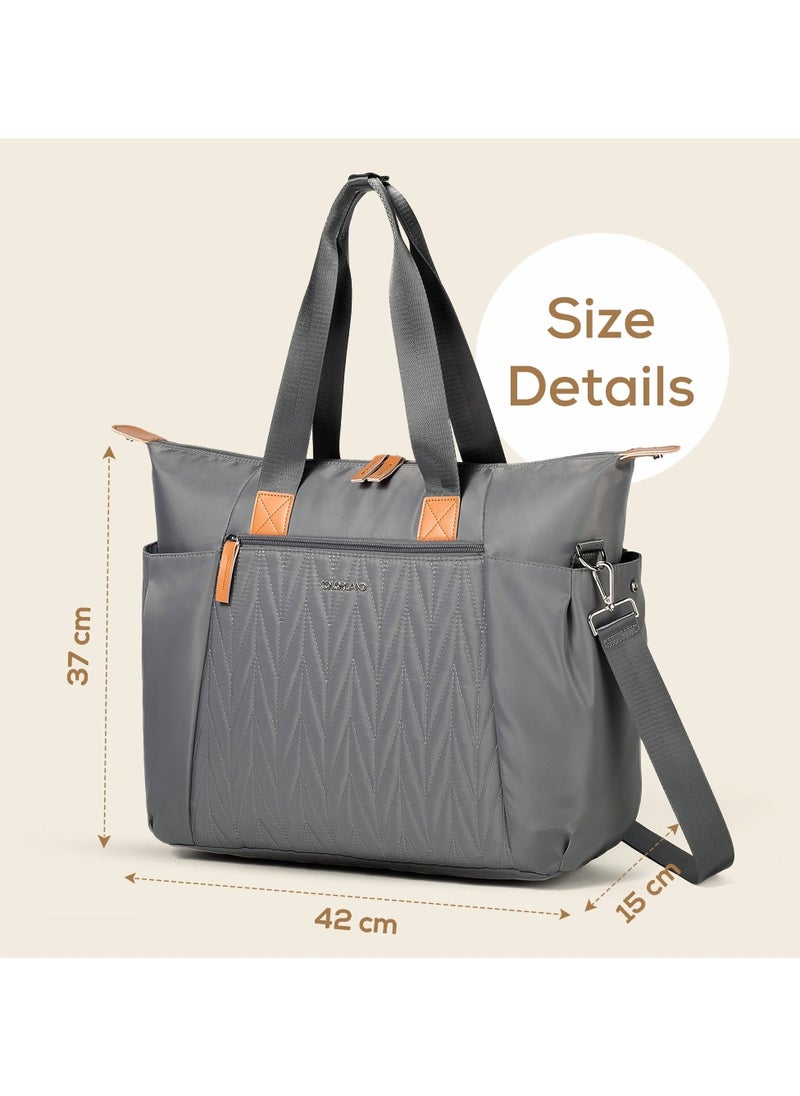 Little Story Zurich Pack and Go Baby Travel Diaper Bag - Grey