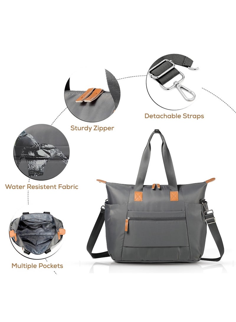 Little Story Zurich Pack and Go Baby Travel Diaper Bag - Grey