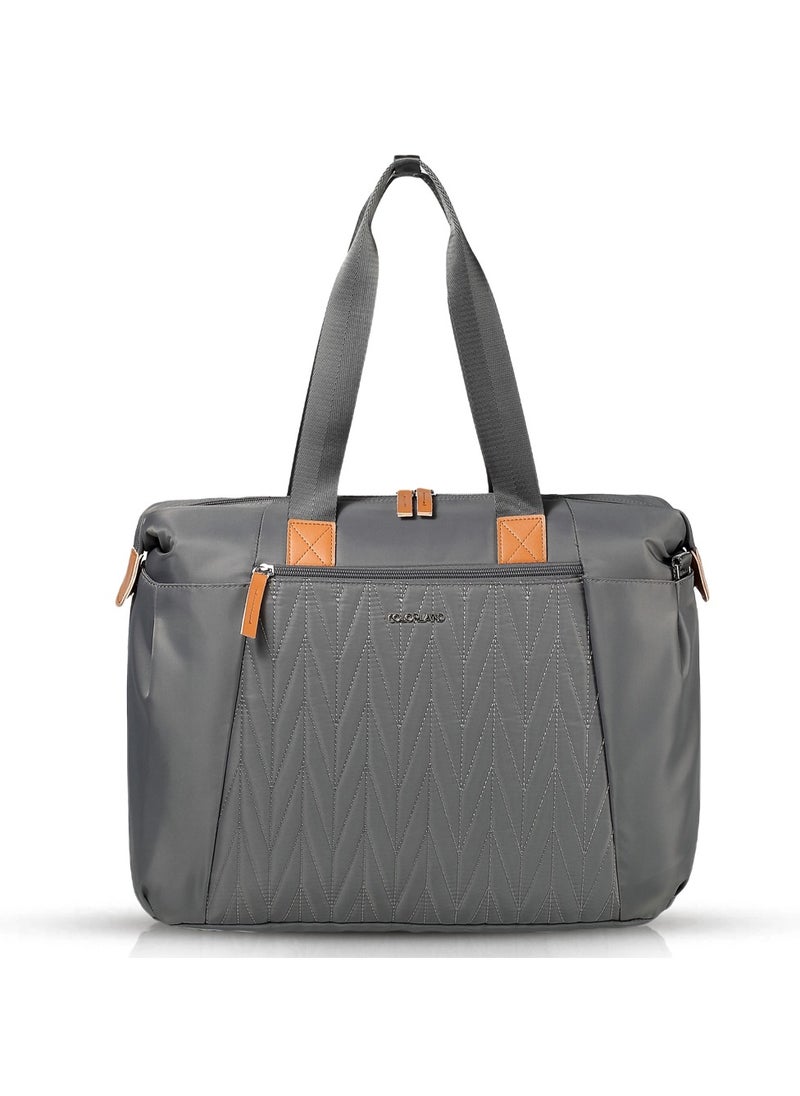 Little Story Zurich Pack and Go Baby Travel Diaper Bag - Grey