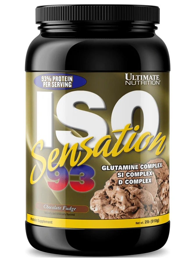 Iso sensation protein chocolate Fudge Flavour 2lb