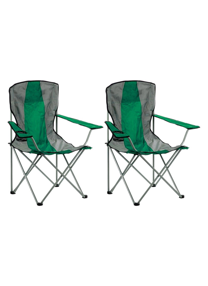 2 PCS Outdoor Camping Chair Durable Sturdy Foldable Portable Chair with Bag for Outdoor Beach Pool Picnic Travel Fishing Lawn Patio 50 50 75CM Load Limit 85 KG 2 Pack