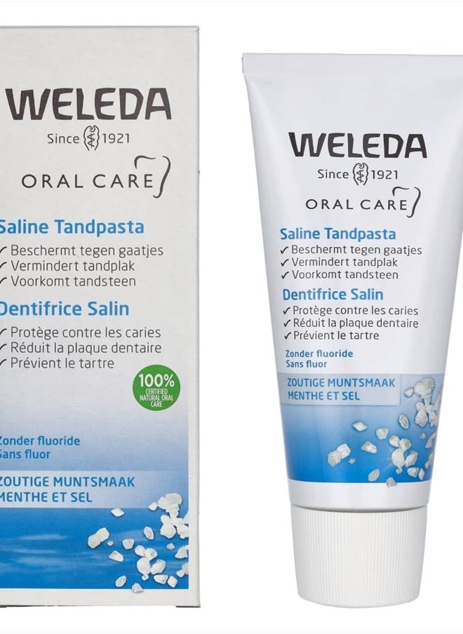 Natural Salt Toothpaste, 2.5 Ounce (Pack of 1)