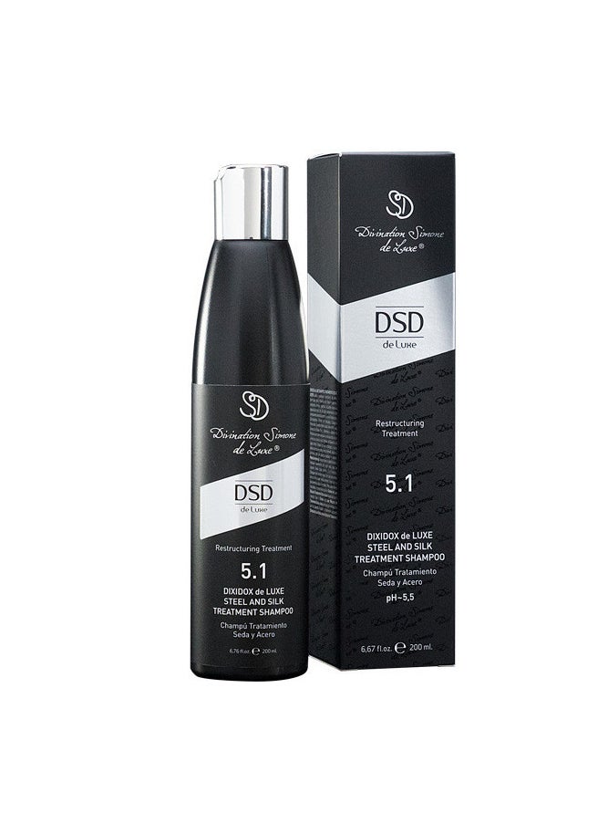 DSD de luxe 5.1 Dixidox de Luxe Steel & Silk Shampoo 200ml