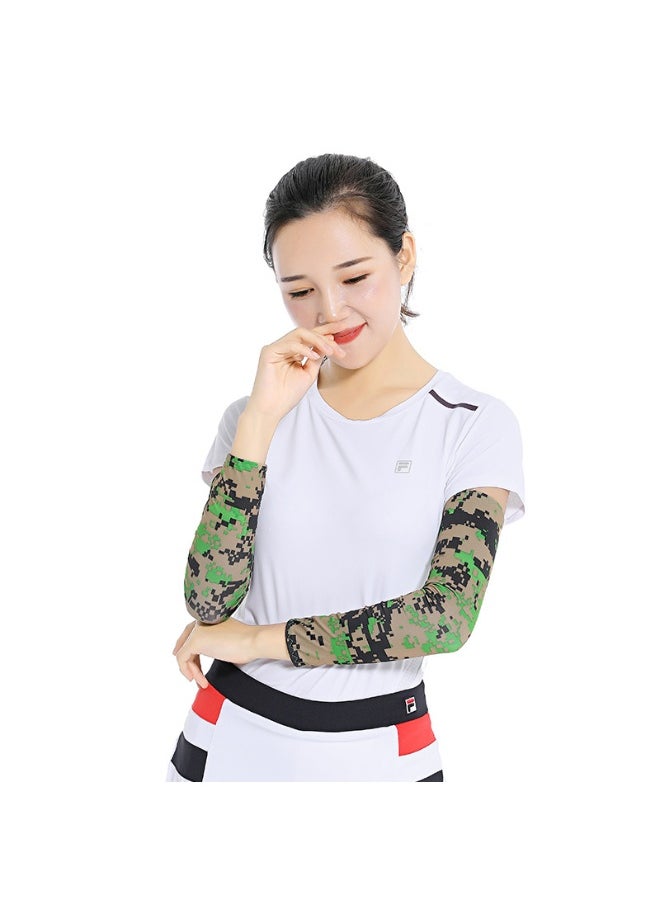 Outdoor Cycling Comfort-Breathable UV-Protection Ice Silk Arm Sleeves