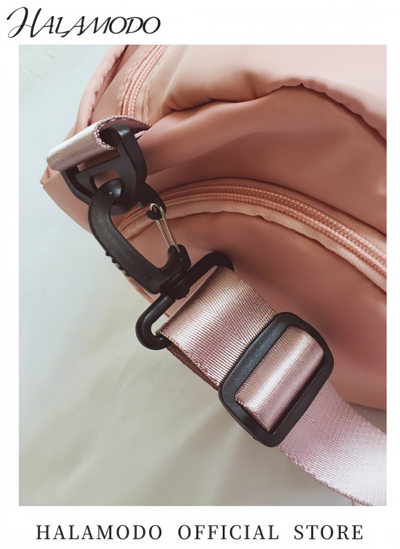 Women's Sports Duffel Bag Overnight Weekender Travel Bag with Wet Pocket Large Side Shoe Compartment Easy-access Front Pocket Interior Pocket and Adjustable Shoulder Strap Ideal as Gym Bag Yoga Bag