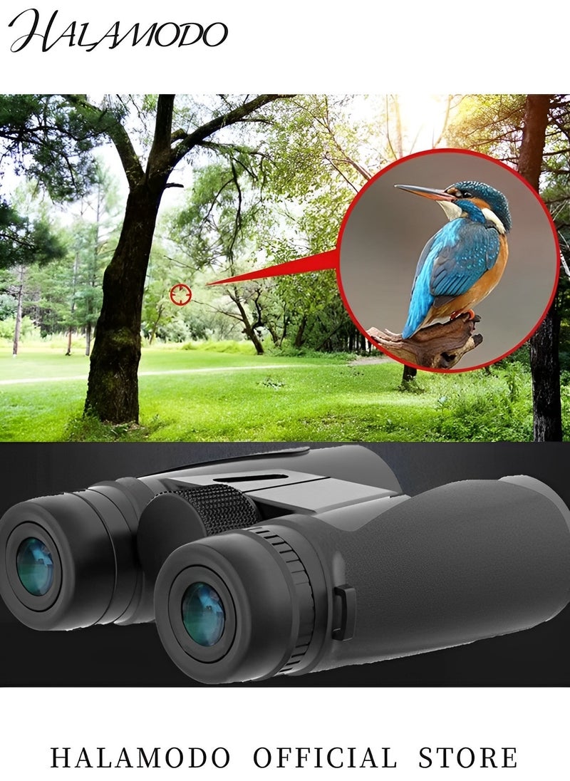 HD Professional Binoculars for Optimal Clarity in All Weather Conditions Durable ABS Body with Anti-Slip Design for Bird Watching Hunting Sightseeing