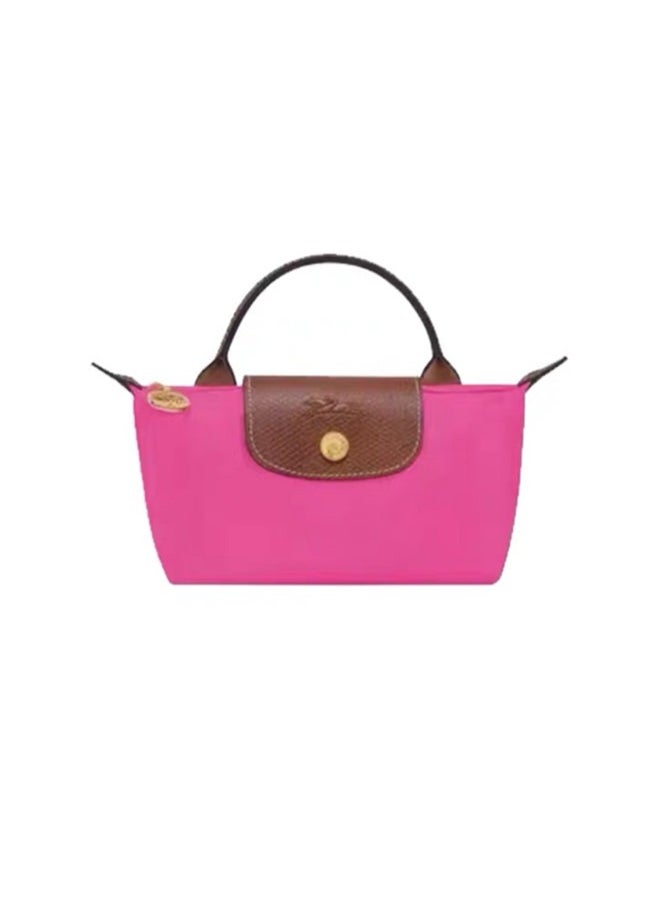 Longchamp Women's classic fashion versatile mini makeup bag handbag shoulder bag handheld small bag