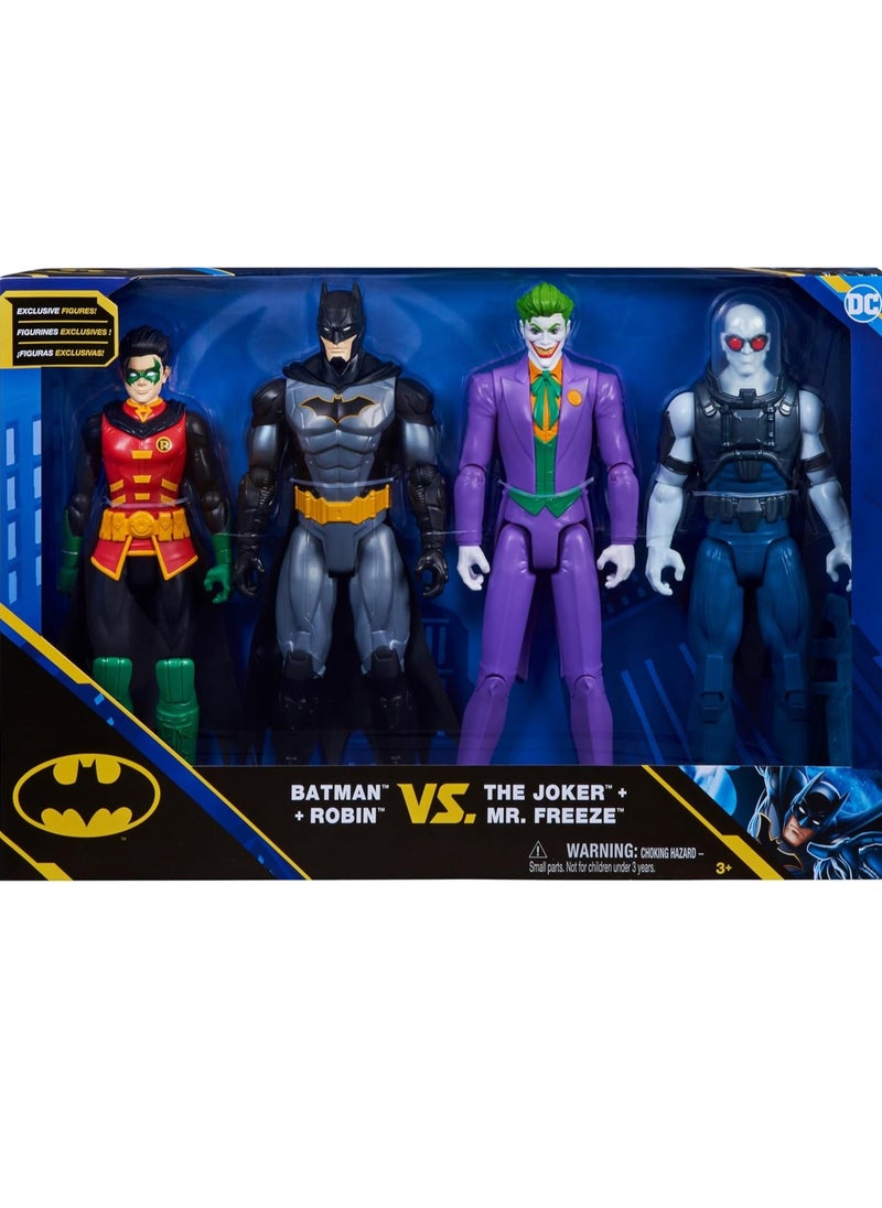 DC Batman and Robin vs. The Joker and Mr. Freeze Action Figures