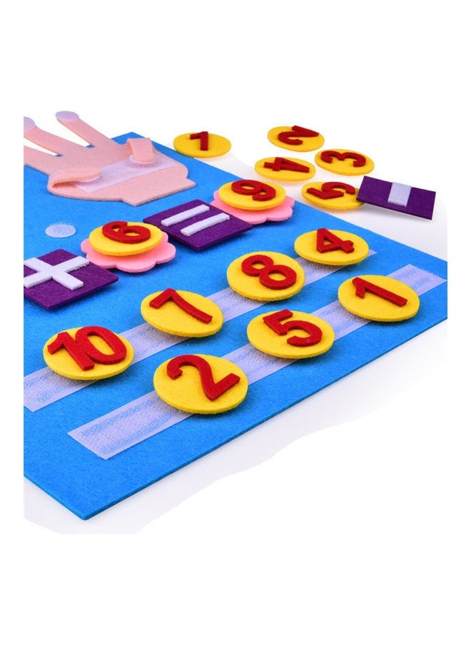 Kids Montessori Math Toys Finger Numbers Counting Set 30x30cm