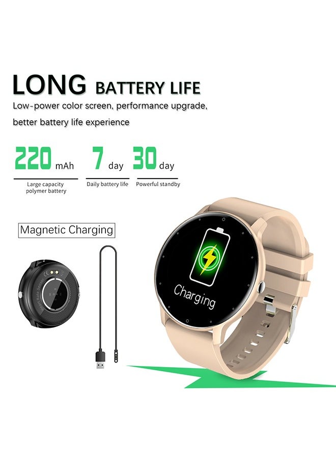 Smart Watch for Women Men,Fitness Tracker with Heart Rate Sleep Monitor IP67 Waterproof 1.28
