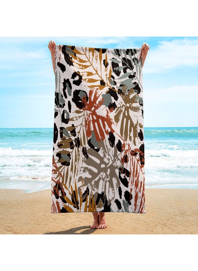 Ultra-Fine Microfiber 3D Quick-Dry Beach Towel