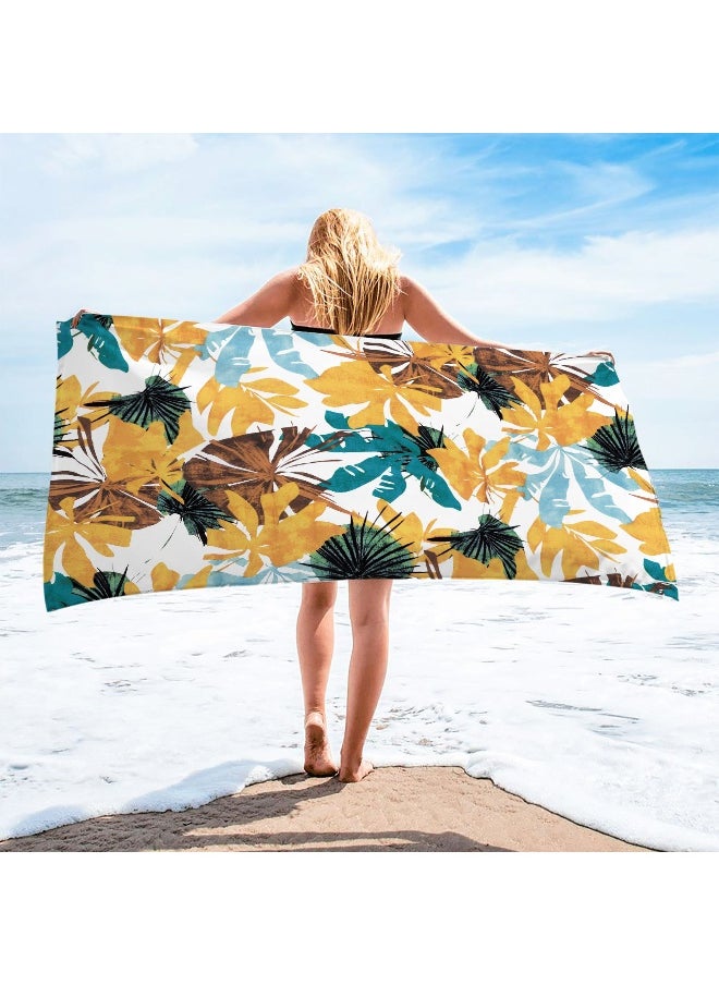 Ultra-Fine Microfiber 3D Quick-Dry Beach Towel