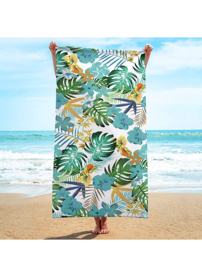 Ultra-Fine Microfiber 3D Quick-Dry Beach Towel