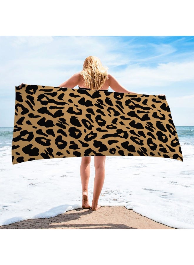 Ultra-Fine Microfiber 3D Fast-Drying Beach Towel