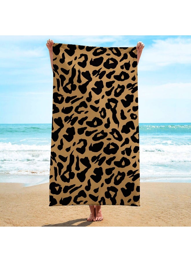 Ultra-Fine Microfiber 3D Fast-Drying Beach Towel