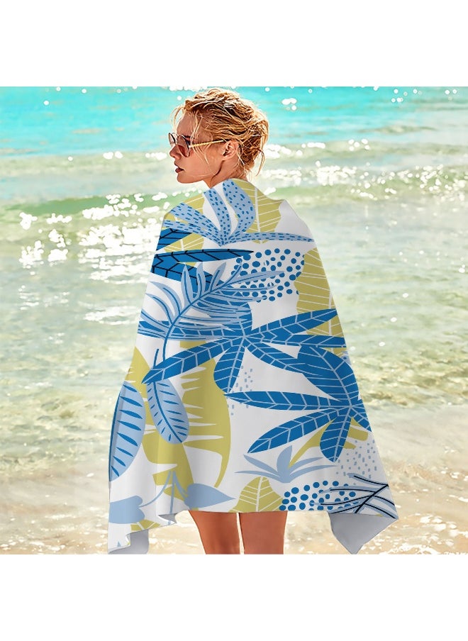 Ultra-Fine Microfiber 3D Quick-Dry Beach Towel