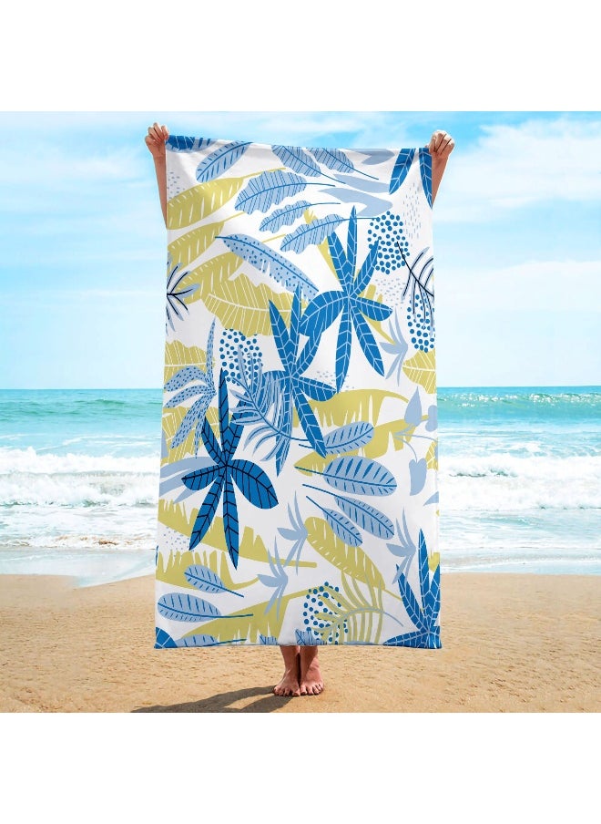 Ultra-Fine Microfiber 3D Quick-Dry Beach Towel