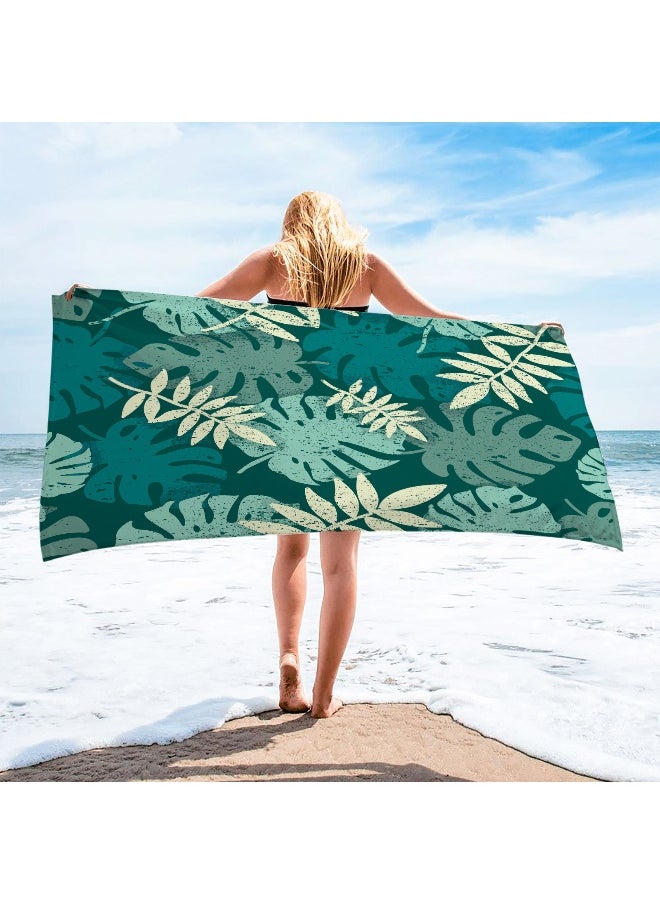 Ultra-Fine Microfiber 3D Quick-Dry Beach Towel