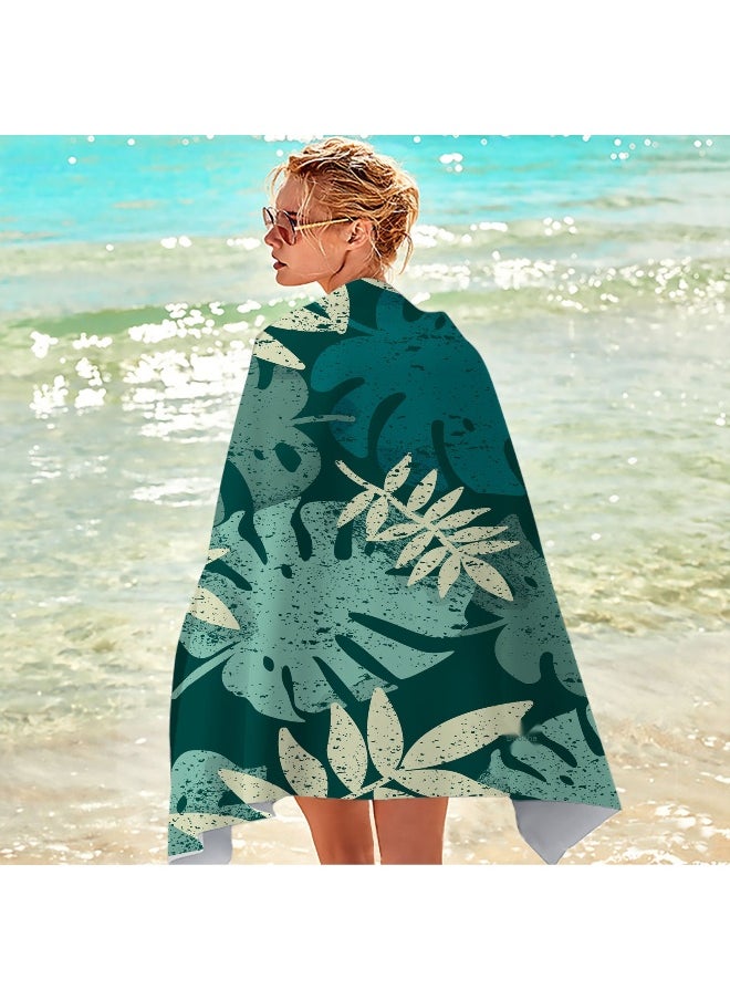 Ultra-Fine Microfiber 3D Quick-Dry Beach Towel