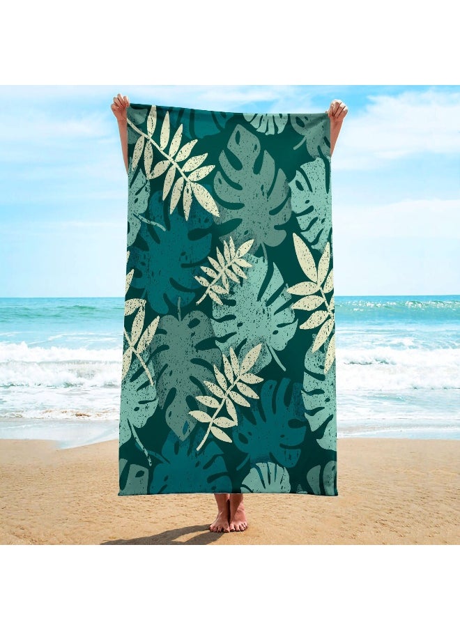 Ultra-Fine Microfiber 3D Quick-Dry Beach Towel