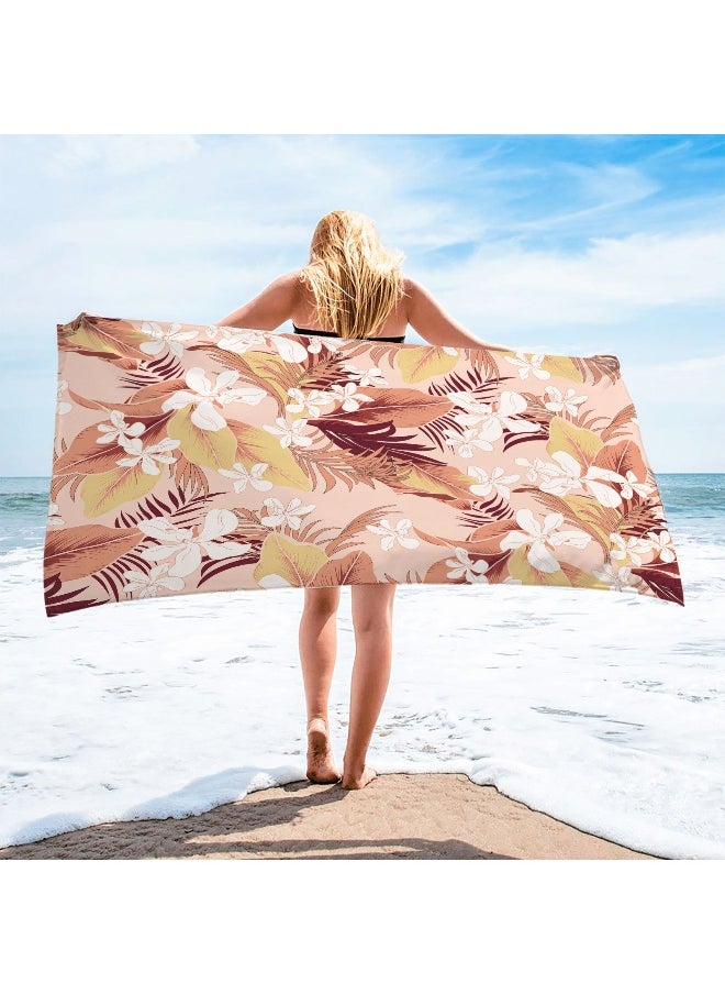 Ultra-Fine Microfiber 3D Quick-Dry Beach Towel