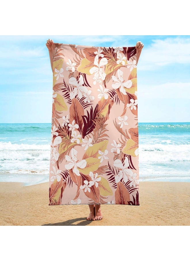 Ultra-Fine Microfiber 3D Quick-Dry Beach Towel