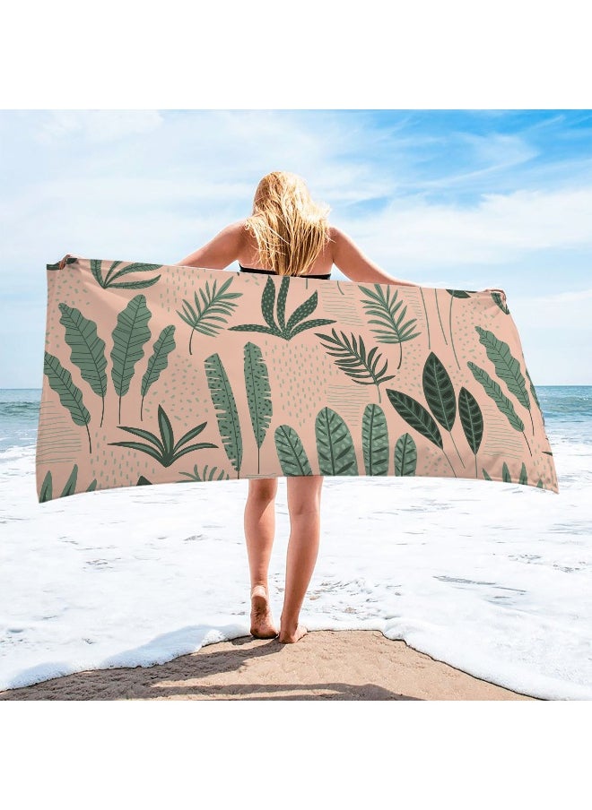 Ultra-Fine Microfiber 3D Quick-Dry Beach Towel