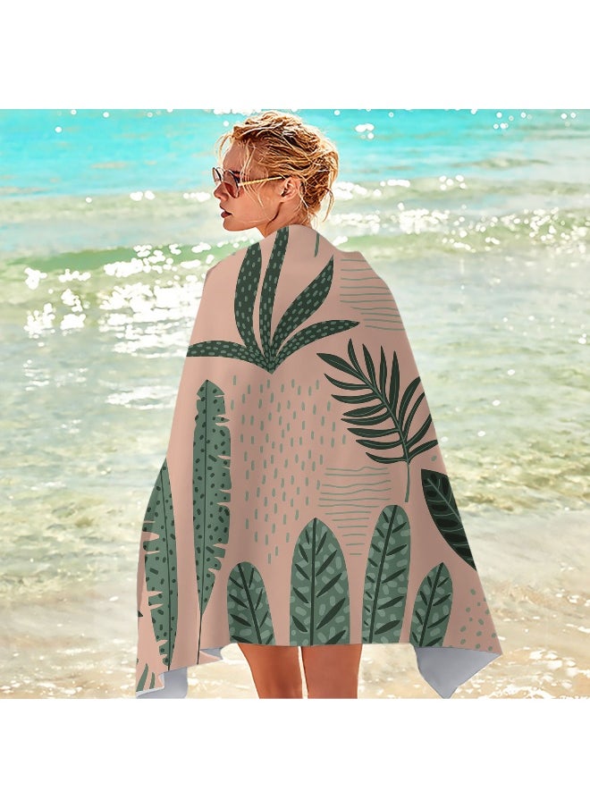 Ultra-Fine Microfiber 3D Quick-Dry Beach Towel