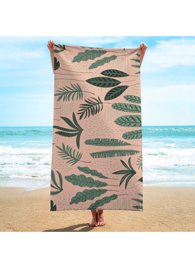 Ultra-Fine Microfiber 3D Quick-Dry Beach Towel