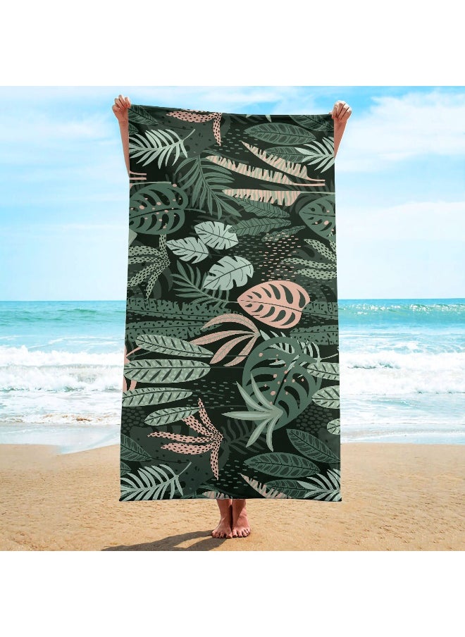 Ultra-Fine Microfiber 3D Quick-Dry Beach Towel