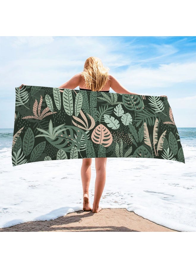 Ultra-Fine Microfiber 3D Quick-Dry Beach Towel