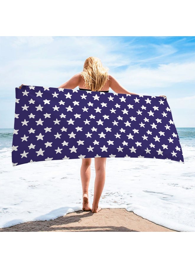 Ultra-Soft Microfiber 3D Quick-Dry Beach Towel