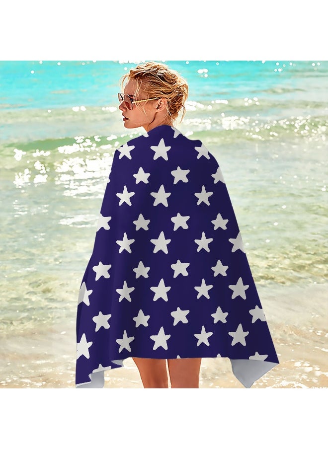 Ultra-Soft Microfiber 3D Quick-Dry Beach Towel