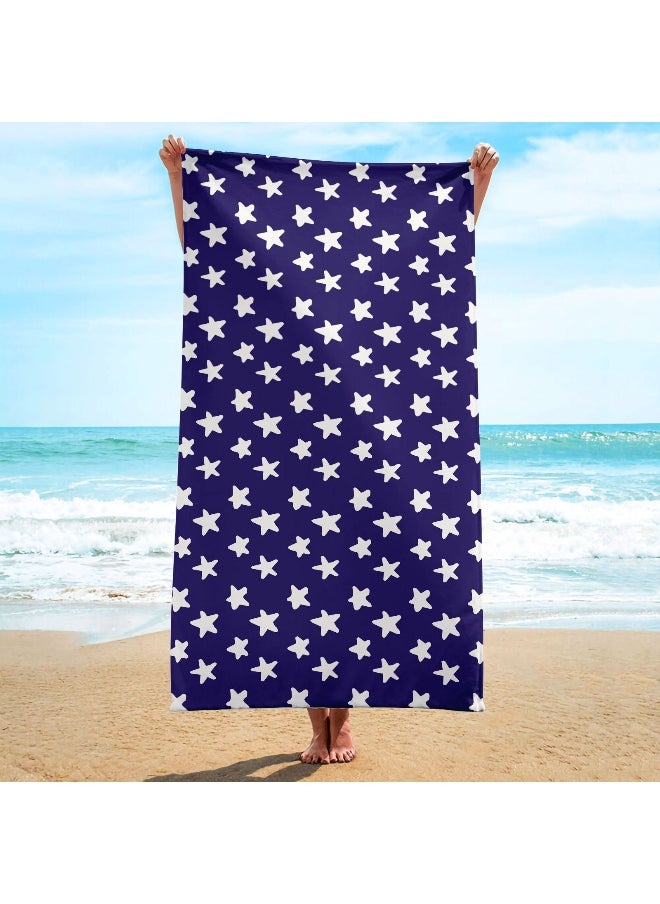 Ultra-Soft Microfiber 3D Quick-Dry Beach Towel