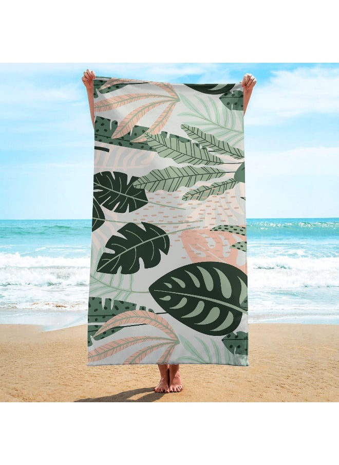 Ultra-Fine Microfiber 3D Quick-Dry Beach Towel