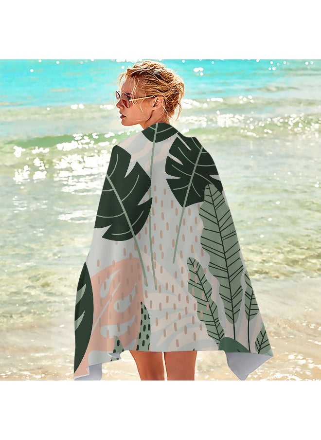 Ultra-Fine Microfiber 3D Quick-Dry Beach Towel