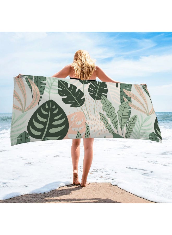 Ultra-Fine Microfiber 3D Quick-Dry Beach Towel