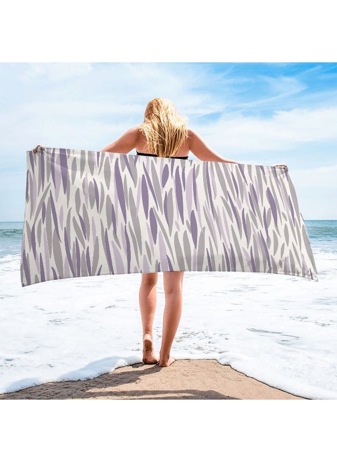 Ultra-Soft Microfiber 3D Quick-Dry Beach Towel