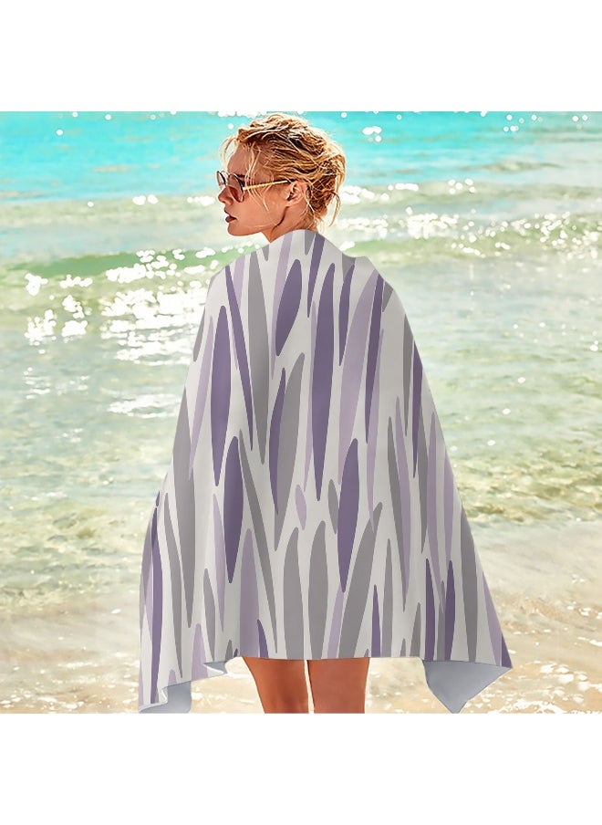 Ultra-Soft Microfiber 3D Quick-Dry Beach Towel