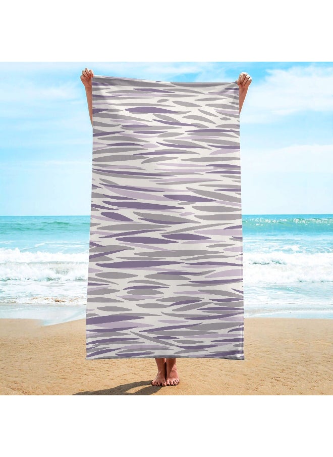 Ultra-Soft Microfiber 3D Quick-Dry Beach Towel