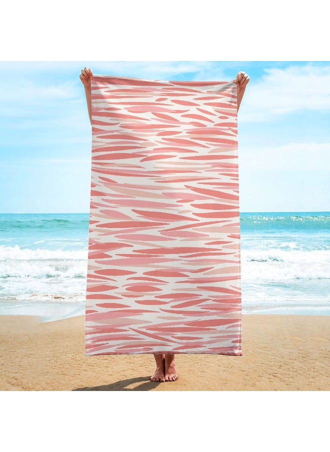 Ultra-Soft Microfiber 3D Quick-Dry Beach Towel