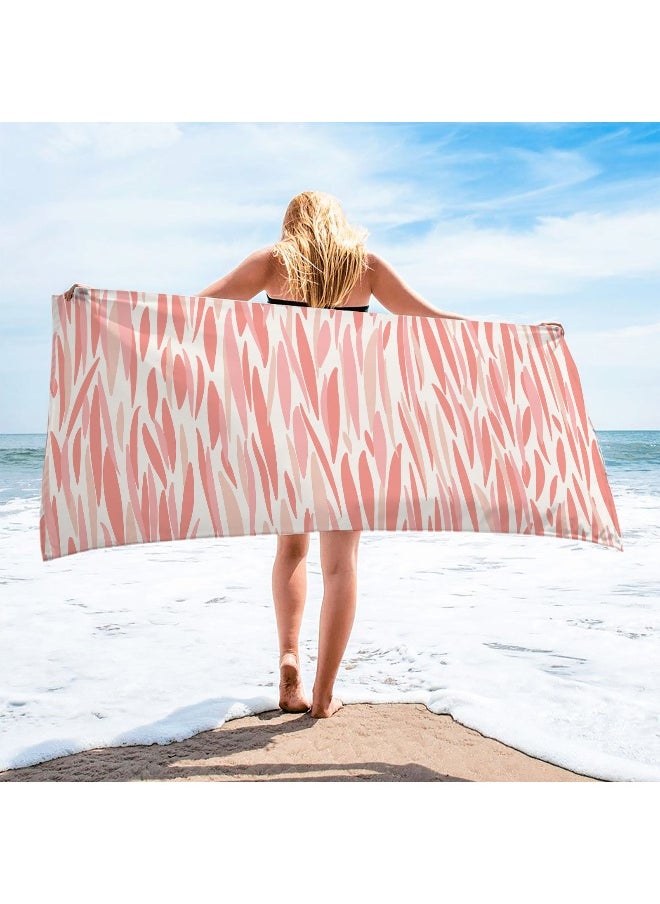 Ultra-Soft Microfiber 3D Quick-Dry Beach Towel