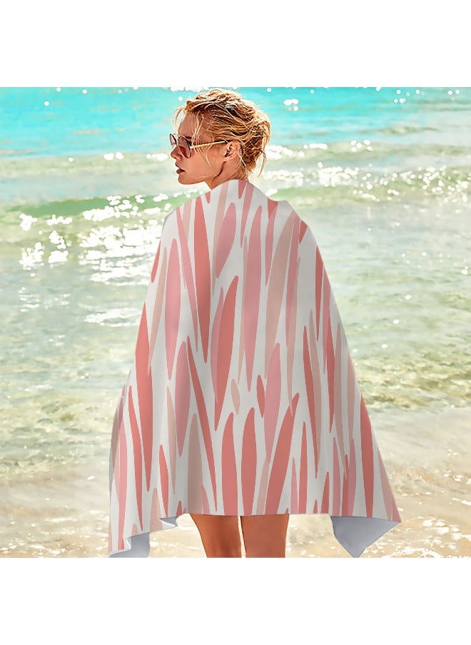 Ultra-Soft Microfiber 3D Quick-Dry Beach Towel