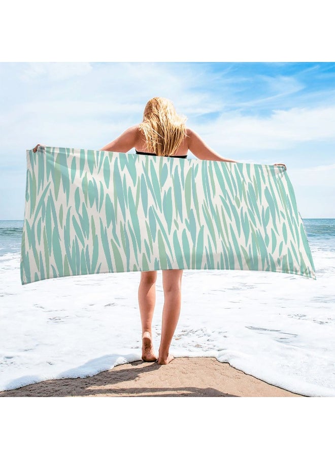 Ultra-Fine Microfiber 3D Quick-Dry Beach Towel