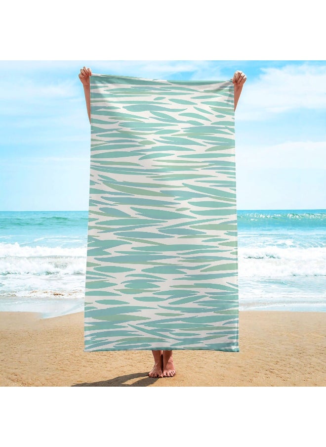 Ultra-Fine Microfiber 3D Quick-Dry Beach Towel