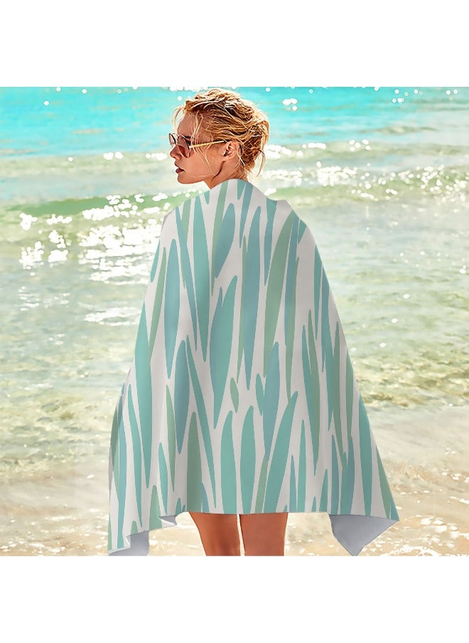 Ultra-Fine Microfiber 3D Quick-Dry Beach Towel