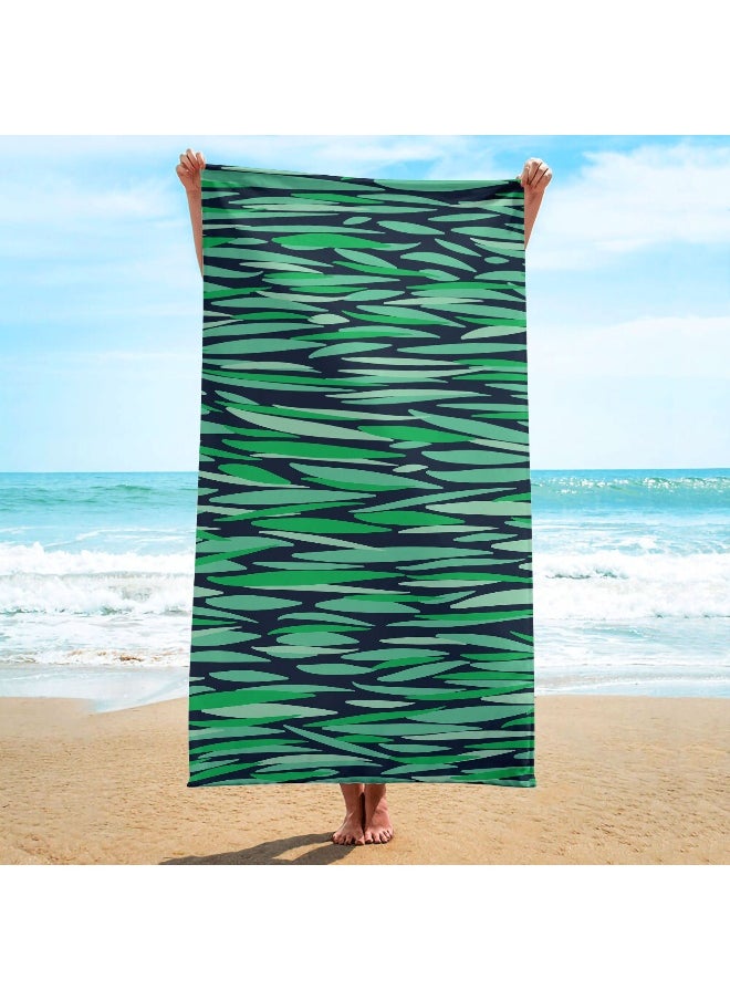 Ultra-Fine Microfiber 3D Quick-Dry Beach Towel