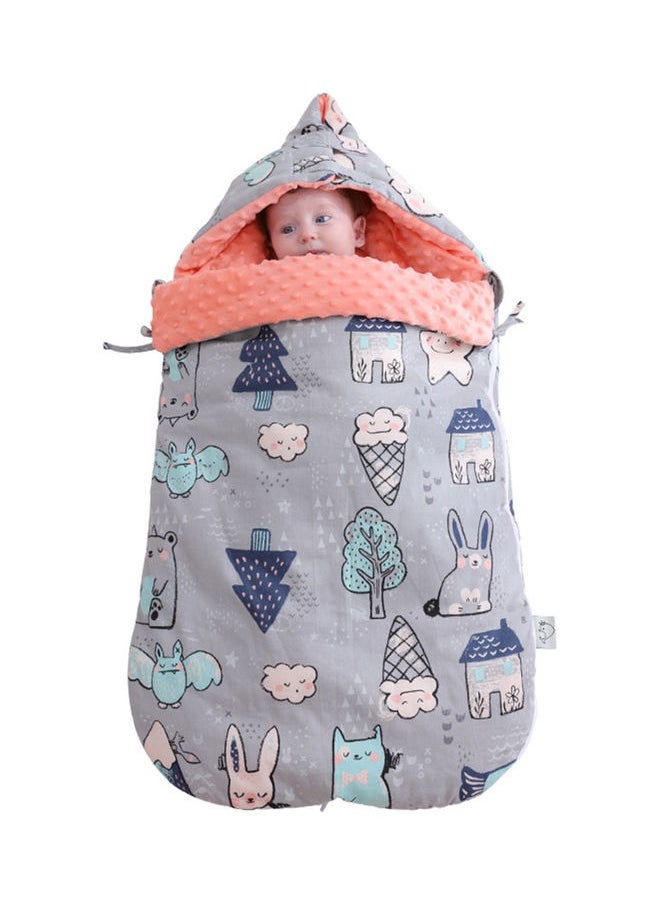 Baby Wrap Swaddle Blanket Cotton Hooded Sleeping Bag