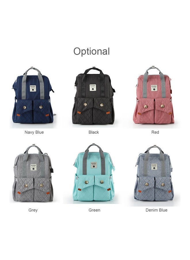 Large Capacity Multi-Function Waterproof Diaper Bag Set