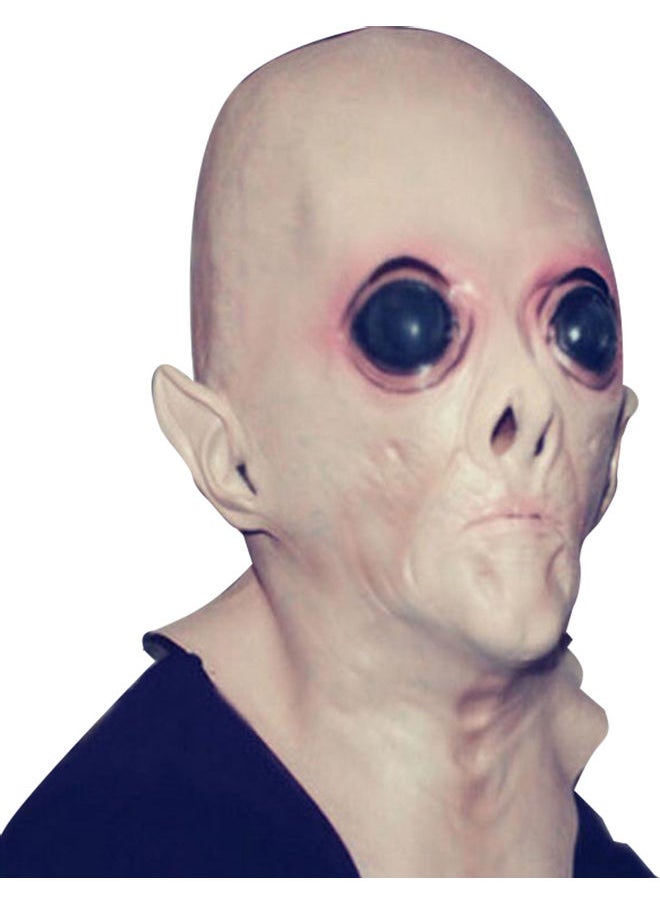 Realistic UFO Alien Mask Beige 25.0x20.0x3.0mm